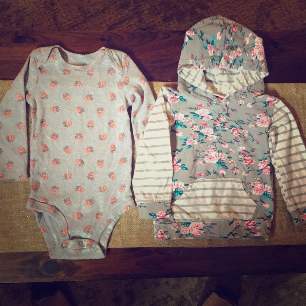 Baby girl tops size 18 months